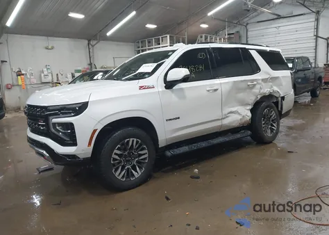 2025 Chevrolet Tahoe 4Wd Z71 z USA, uszkodzony, nr VIN 1GNS6PRD9SR252535